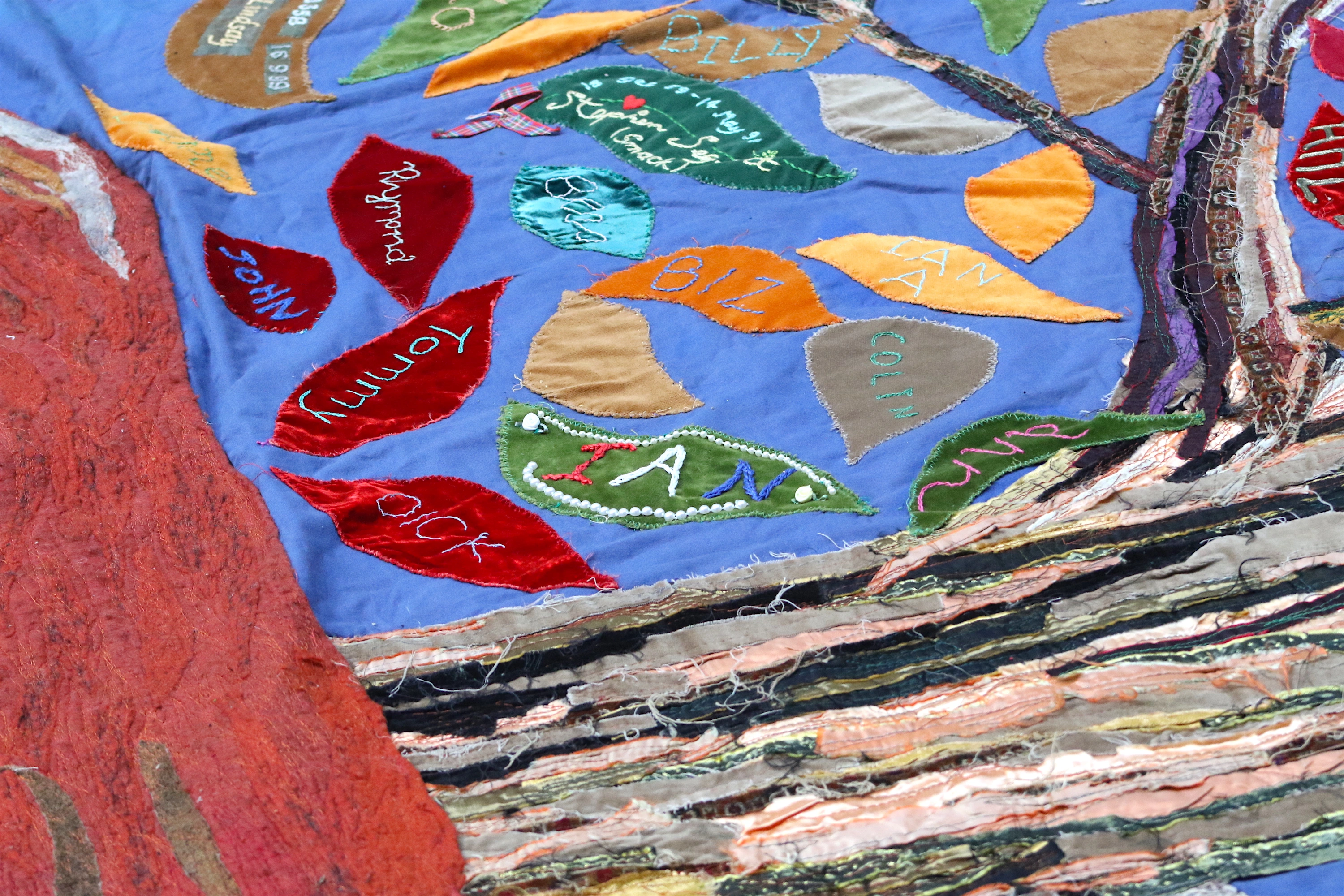 UK AIDS Memorial Quilt Age UK session