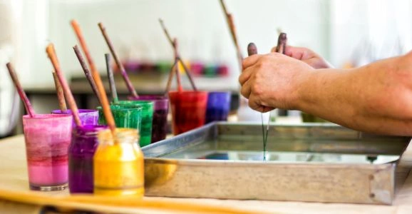 Handmade Marbled Books
